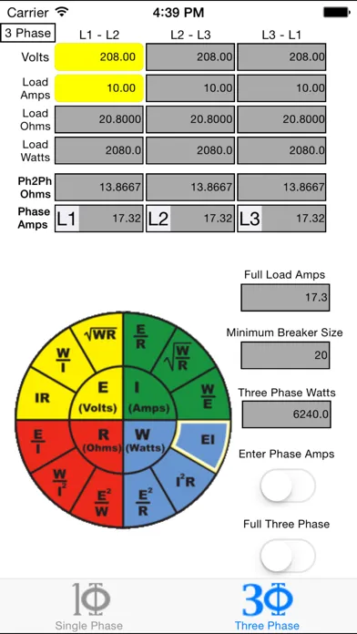 تصاویر OHMs Law Calc