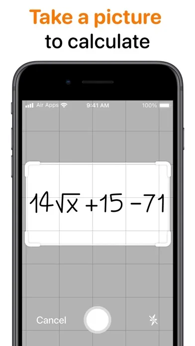 Capturas de tela do Calculator Air: AI Math Solver