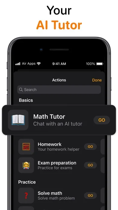 Capturas de tela do Calculator Air: AI Math Solver