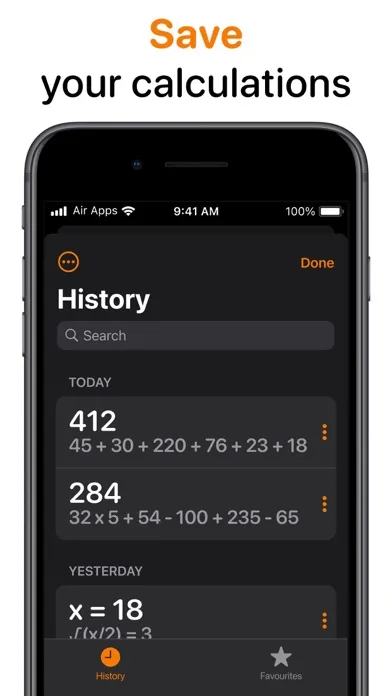 Capturas de tela do Calculator Air: AI Math Solver