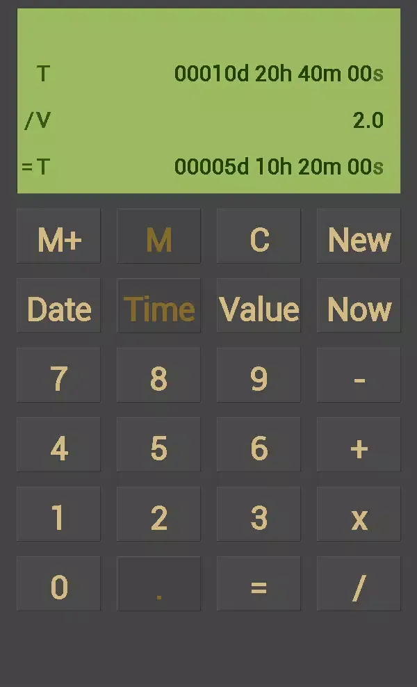 Capturas de tela do Calendar Calculator: Calculate