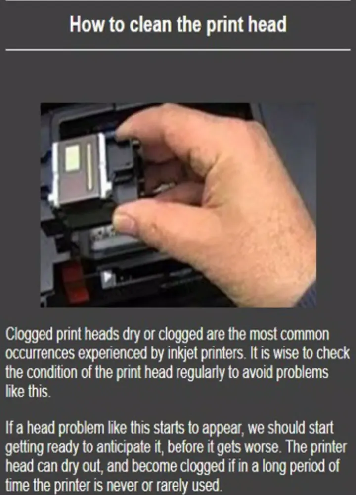 How to Repair Printer Screenshots