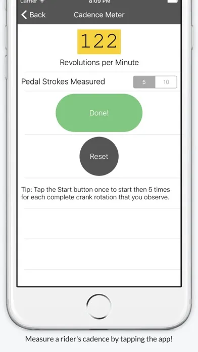Track Cycling Stopwatch Screenshots