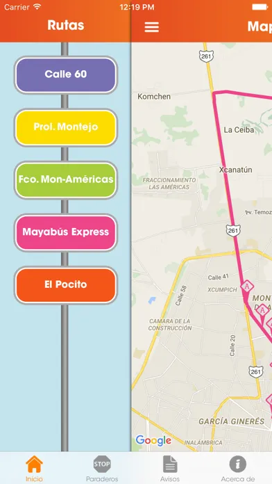 MayaBus 스크린샷