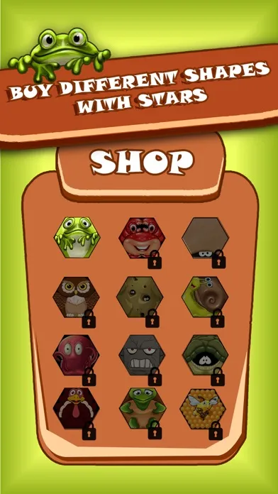 Ảnh chụp màn hình của Hexa Frog - Brick Breaking