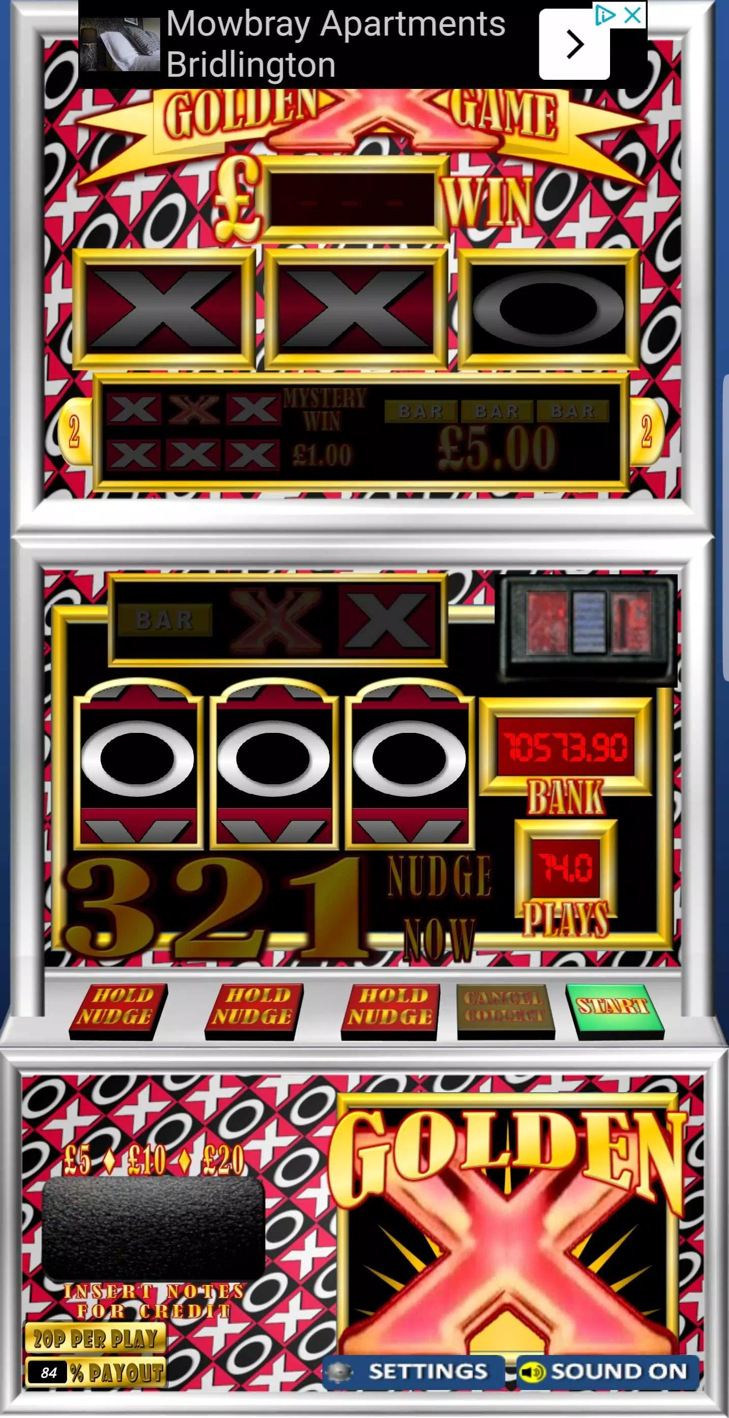 Golden X Game UK Slot Machine Screenshots
