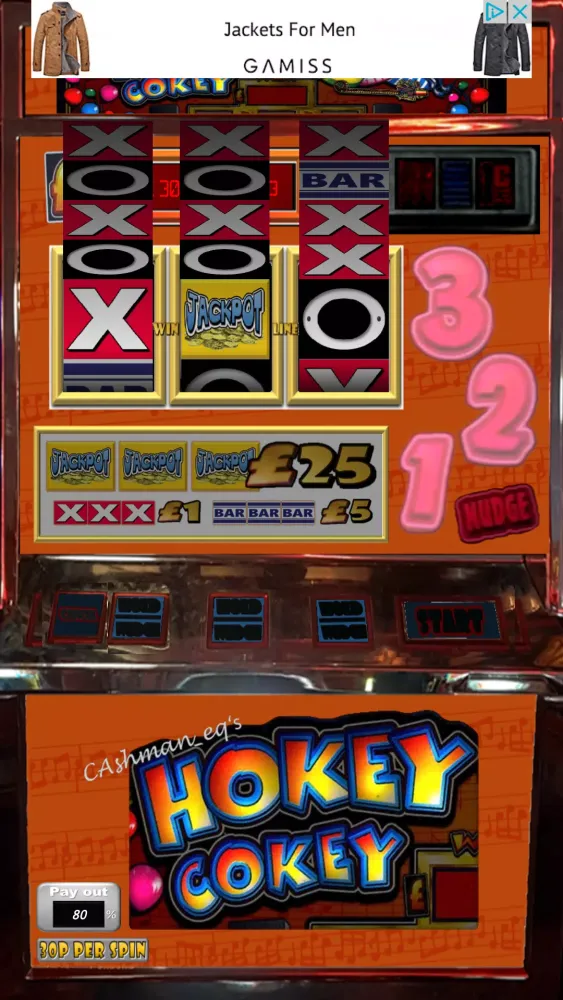 Captures d'écran de Hokey Cokey UK Slot Machine