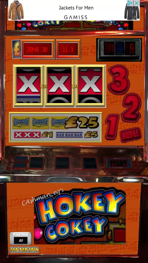 Captures d'écran de Hokey Cokey UK Slot Machine