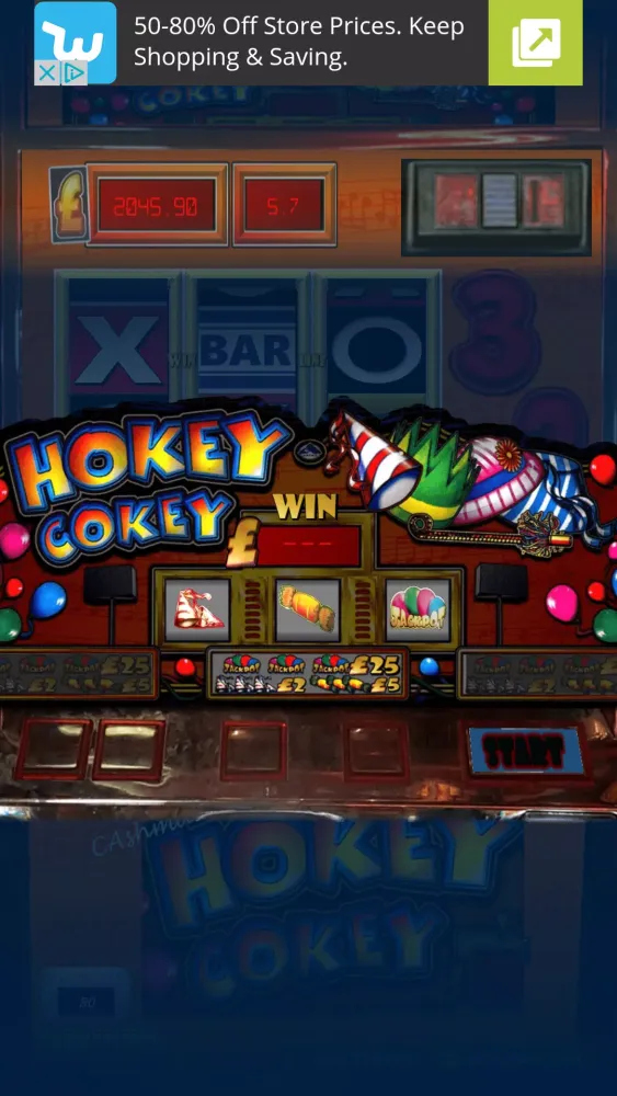 Captures d'écran de Hokey Cokey UK Slot Machine