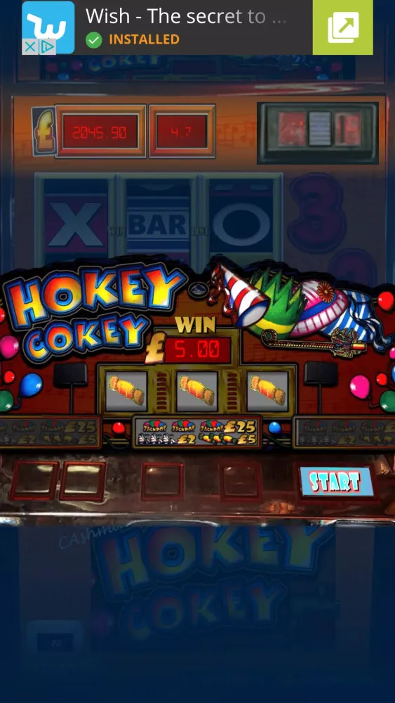 Captures d'écran de Hokey Cokey UK Slot Machine