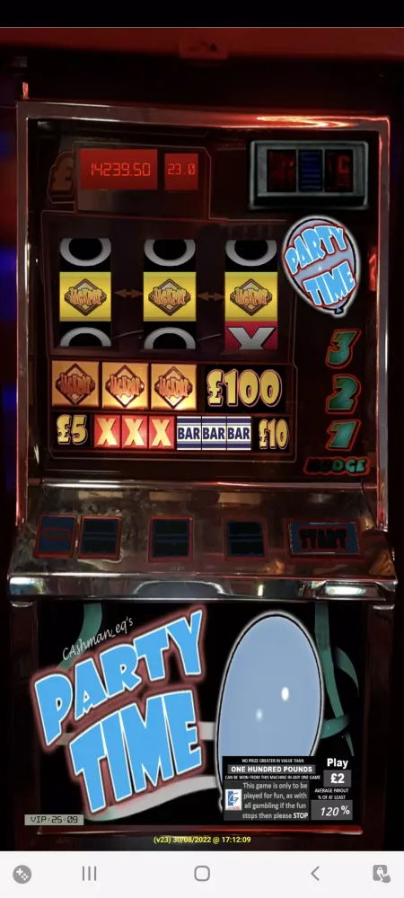 Screenshot di PartyTime Arena UK Slot