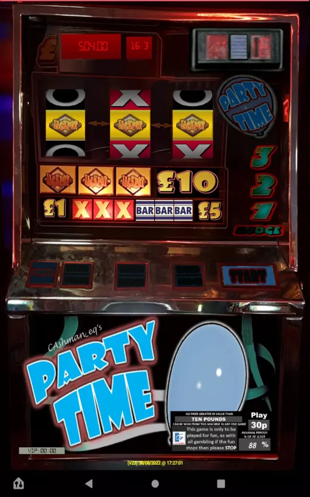 Screenshot di PartyTime Arena UK Slot