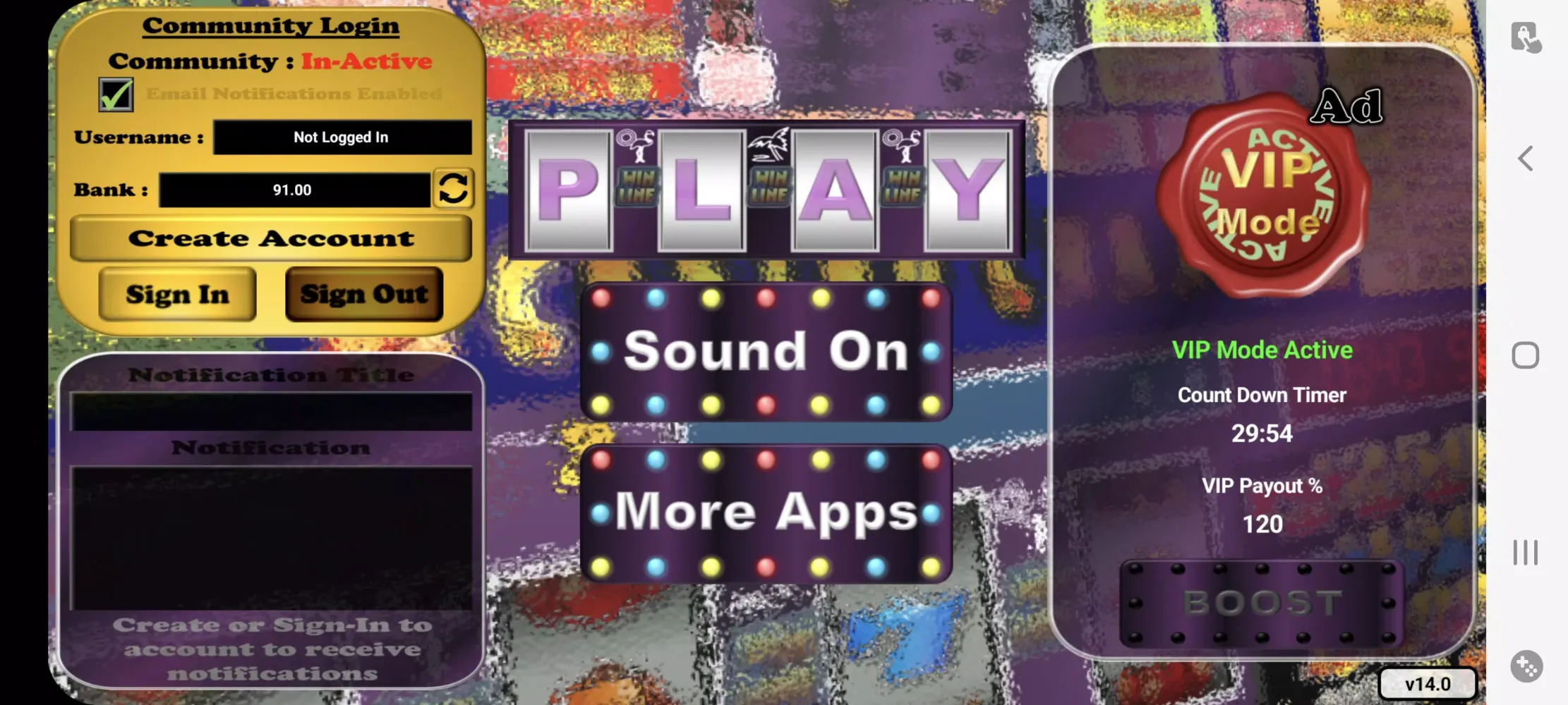 CASINOCRAZY Club Fruit Machine Ekran Görüntüleri