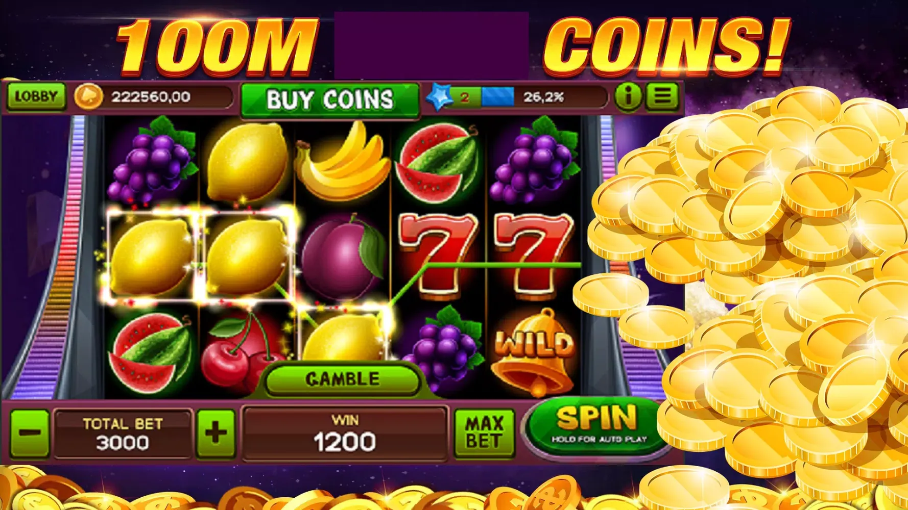 Casino Slot Games: Vegas 777应用截图
