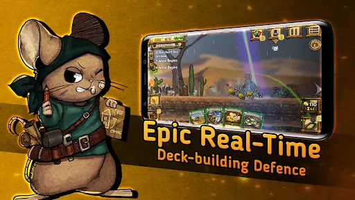 Ratropolis : CARD DEFENSE GAME স্ক্রিনশট