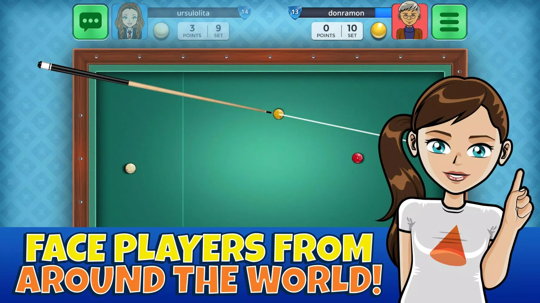 French Billiards スクリーンショット