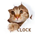Cat Clock app.digital cute Cat Clock app.digital cute