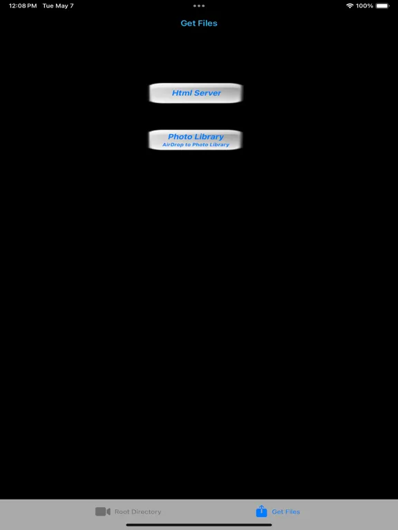 Tangkapan skrin avMaster iPad 