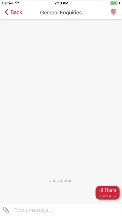 AECI Chat Screenshots