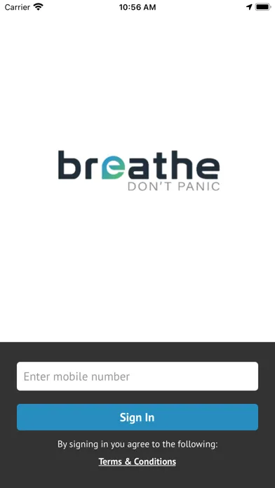 Capturas de tela do Breathe Crisis Response