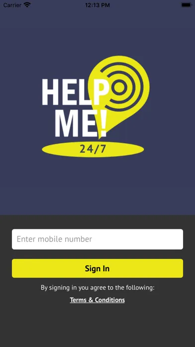 HelpMe 24/7 Ekran Görüntüleri