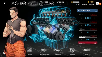 Ảnh chụp màn hình của Street Drag 2: Real Car Racing
