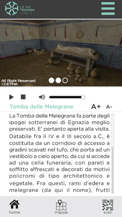 Zrzuty ekranu Egnazia Audioguide