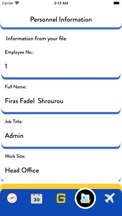GHR Employee سکرین شاٹس