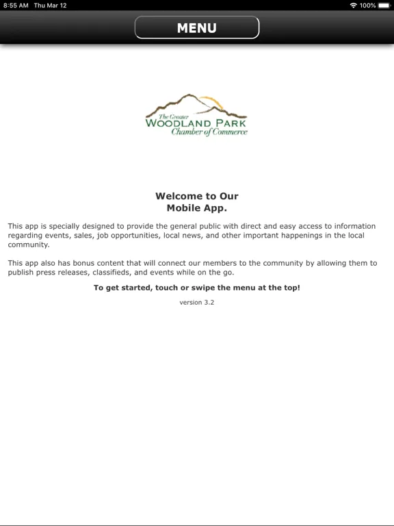 Greater Woodland Park Chambers iPad  سکرین شاٹس