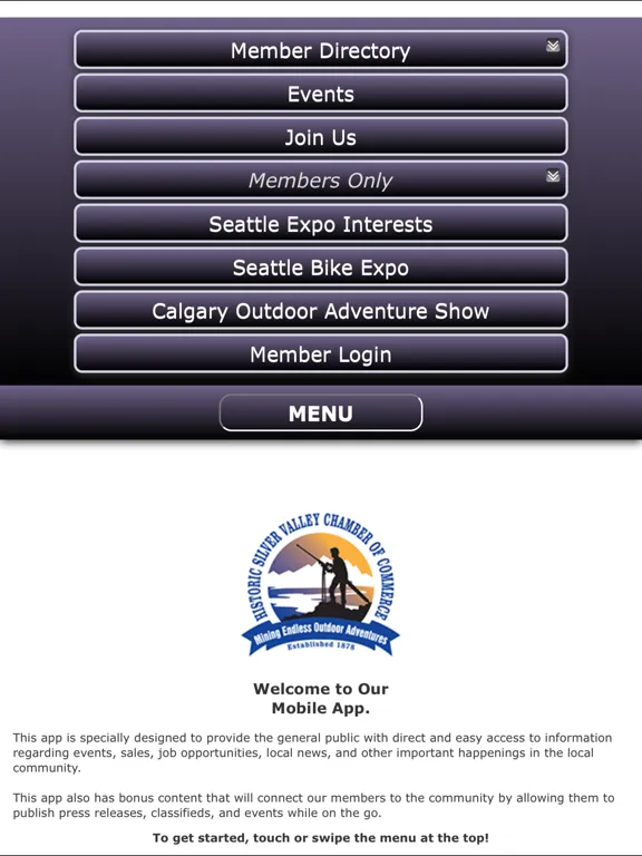 Capturas de pantalla de Silver Valley Mobile App iPad 