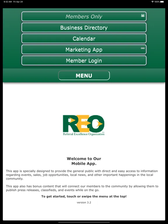 Referral Excellence iPad  Screenshots