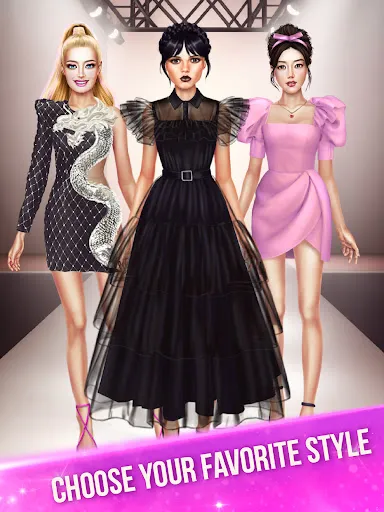 Fashion Dress Up Beauty Salon Ekran Görüntüleri