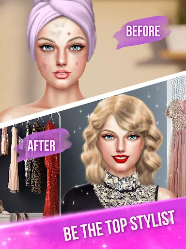 Fashion Dress Up Beauty Salon Ekran Görüntüleri