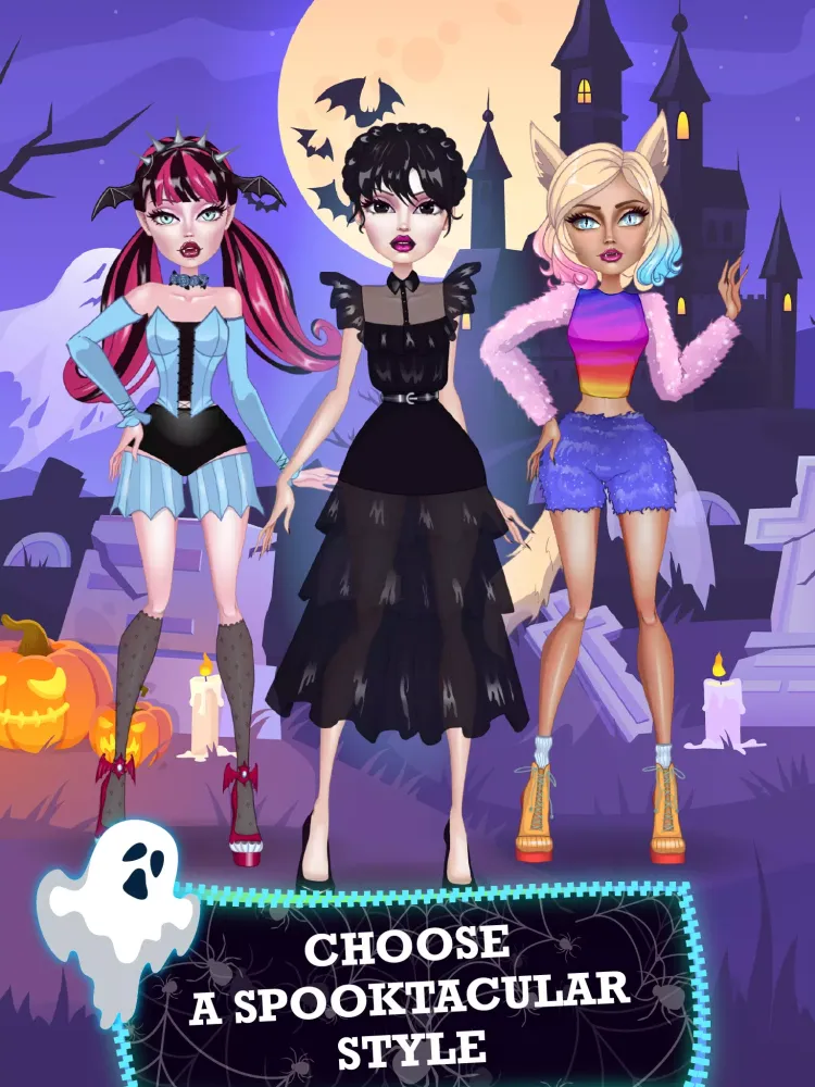 ภาพหน้าจอของ Halloween Makeup