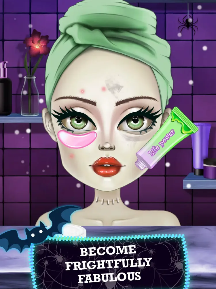 ภาพหน้าจอของ Halloween Makeup