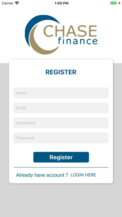 Chase Finance Australia স্ক্রিনশট