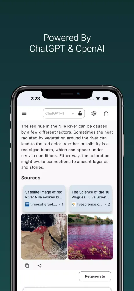 Capturas de pantalla de BrutusAI: Ask & Search Chatbot