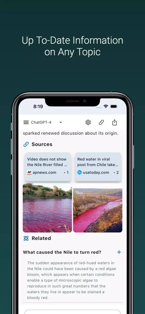 Capturas de pantalla de BrutusAI: Ask & Search Chatbot