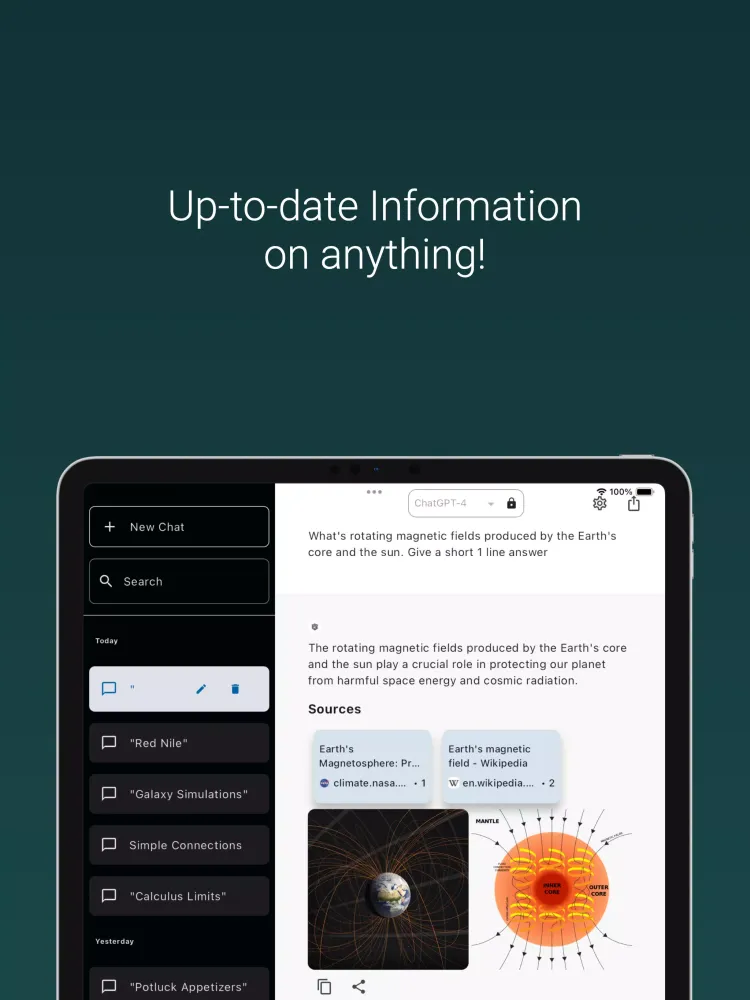 Capturas de pantalla de BrutusAI: Ask & Search Chatbot