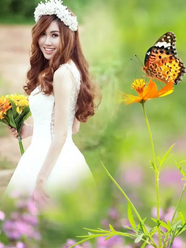 Zrzuty ekranu Butterfly Frame Collage