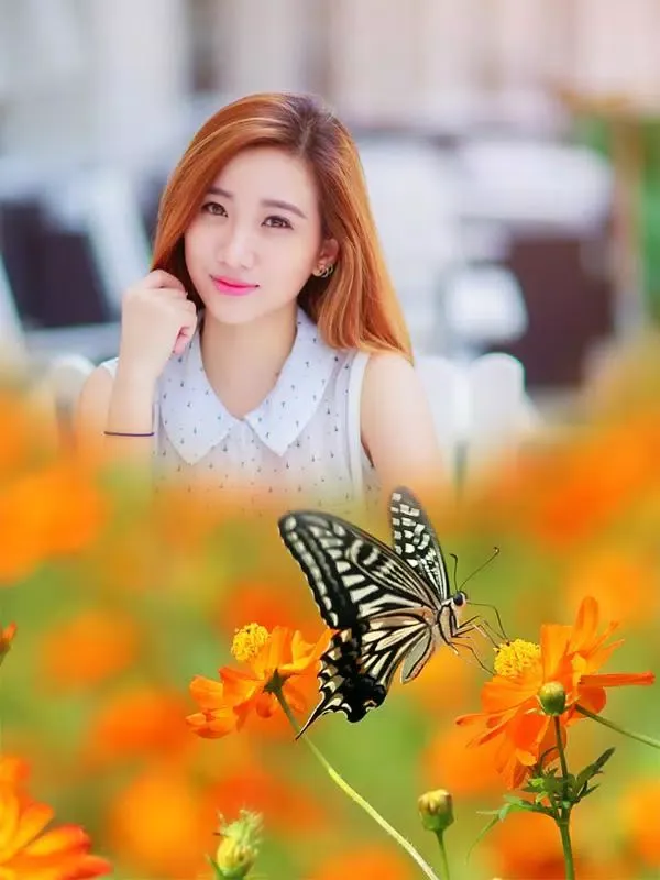 Zrzuty ekranu Butterfly Frame Collage