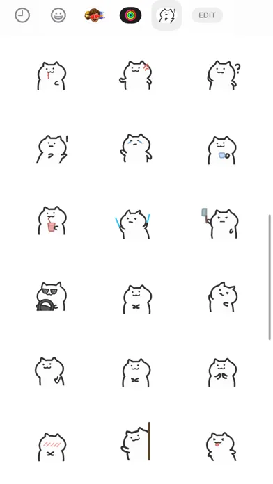 Cheesy Cat Sticker应用截图