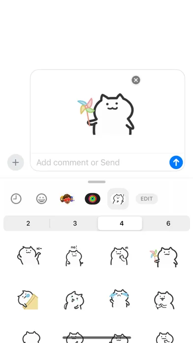 Cheesy Cat Sticker应用截图