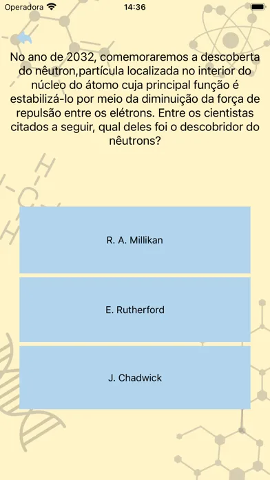Chemistry Quiz Screenshots