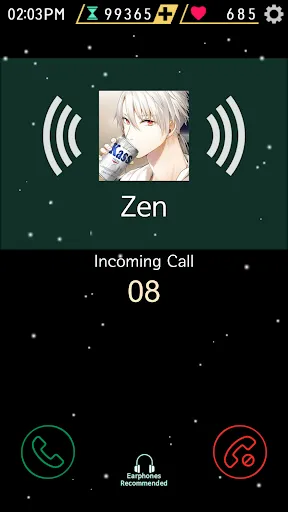 ภาพหน้าจอของ Mystic Messenger