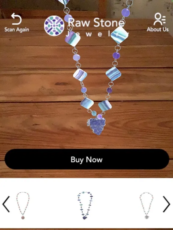 ภาพหน้าจอของ Raw Stone Jewelry iPad 