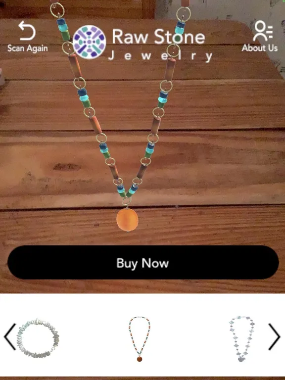 ภาพหน้าจอของ Raw Stone Jewelry iPad 