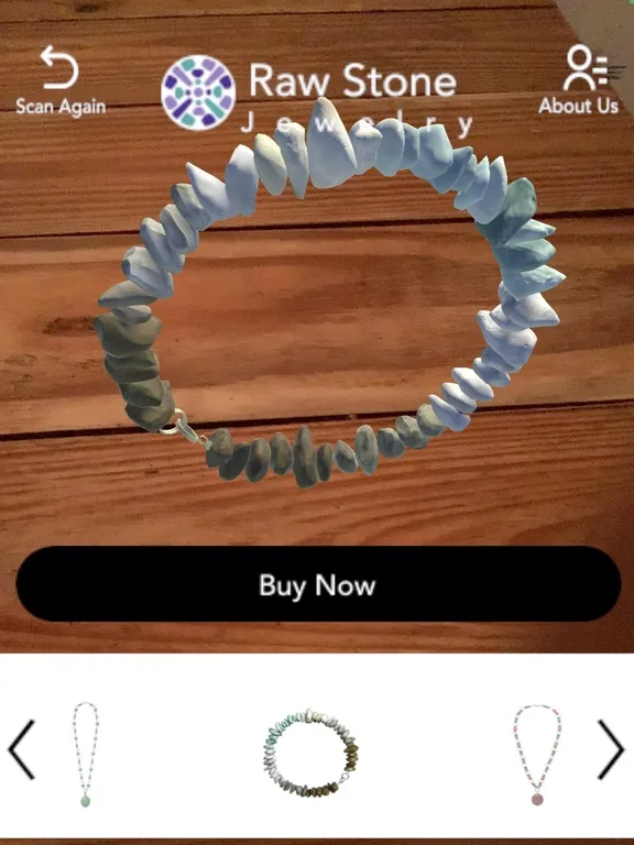 ภาพหน้าจอของ Raw Stone Jewelry iPad 