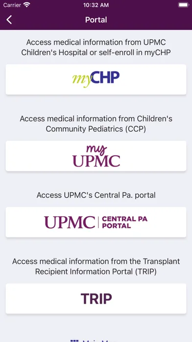UPMC Children's應用截圖