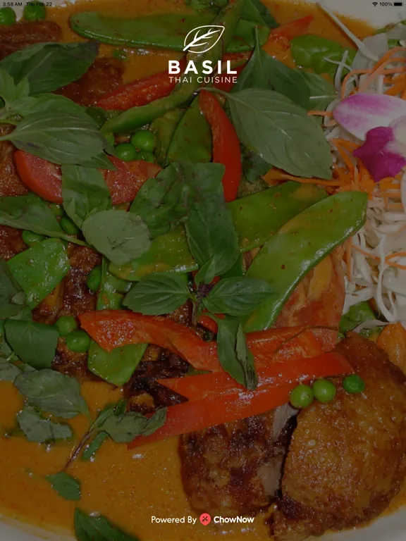 Capturas de pantalla de Basil Thai iPad 